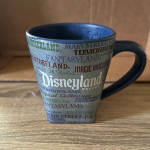 Disneyland Resort Blue Coffee Cup Mug Squared